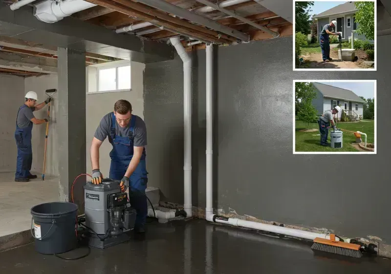 Basement Waterproofing and Flood Prevention process in Gibson City, IL